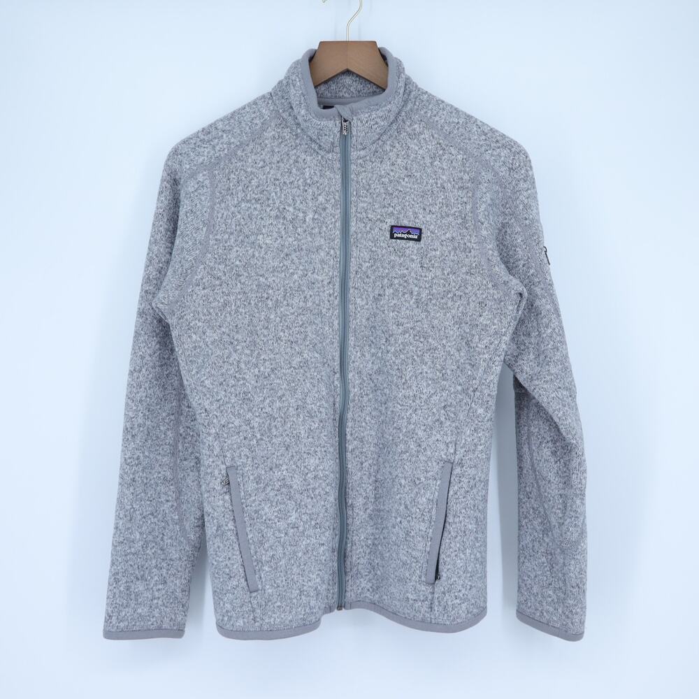 Patagonia Better Sweater Jacket Birch White Full Zip Fleece Lined Women's S